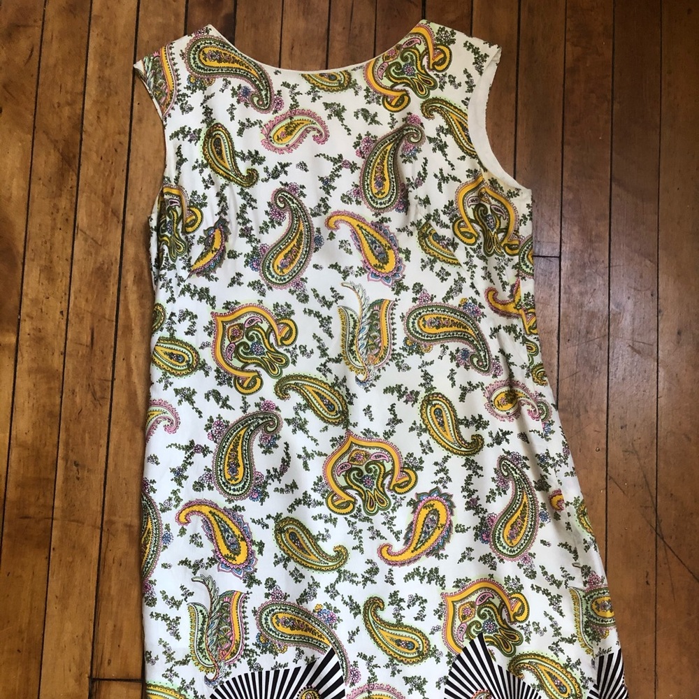 Silky Rayon Psychedelic Paisley Dress